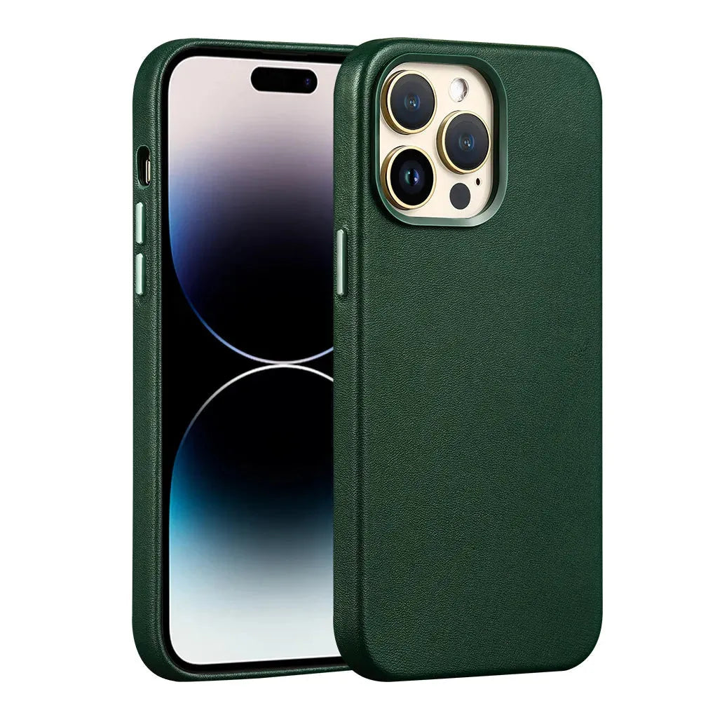 Magnetic Absorbing Leather Phone Case - Bellarte Enchanté Magnetic Absorbing Leather Phone Case